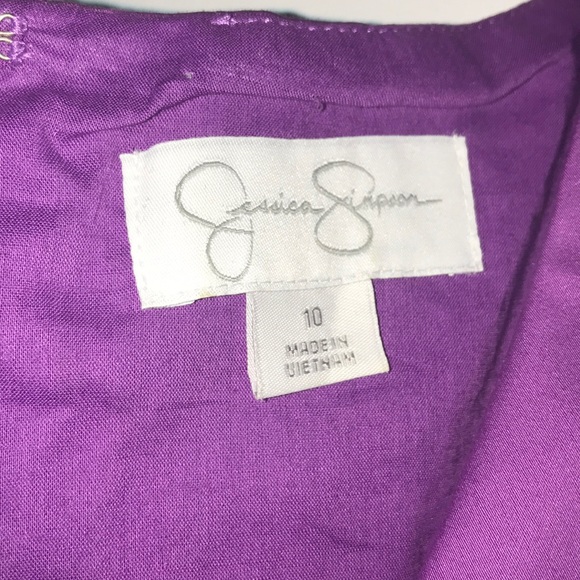 Jessica Simpson Size 10 Lavender Dress - Picture 3 of 4